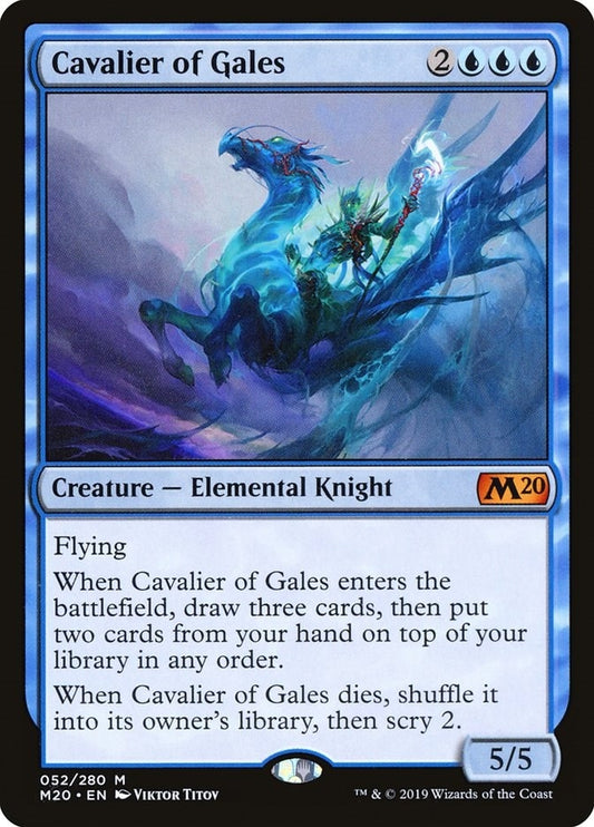 Image for Cavalier of Gales (52) (Core Set 2020) - Magic: The Gathering