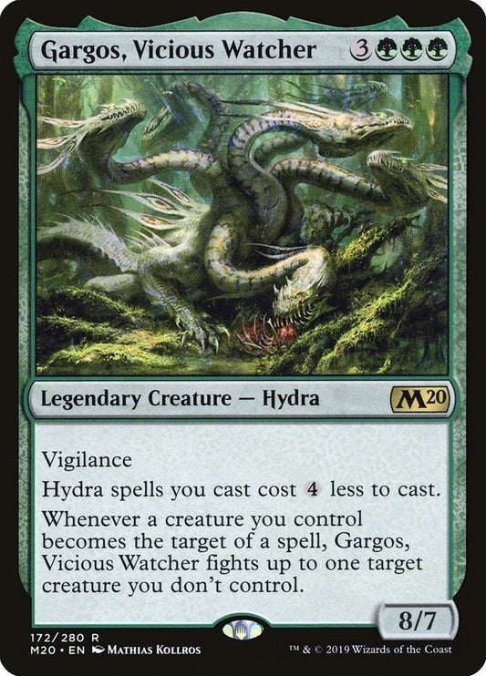 Image for Gargos, Vicious Watcher (172) (Core Set 2020) - Magic: The Gathering