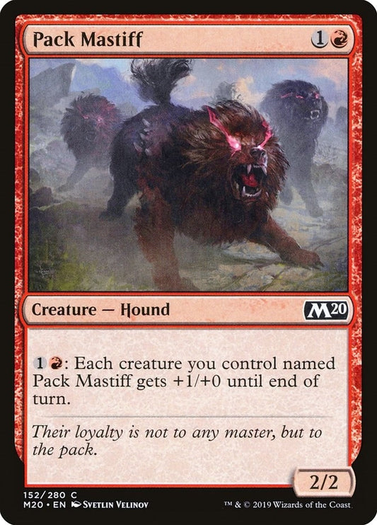 Image for Pack Mastiff (152) (Core Set 2020) - Magic: The Gathering
