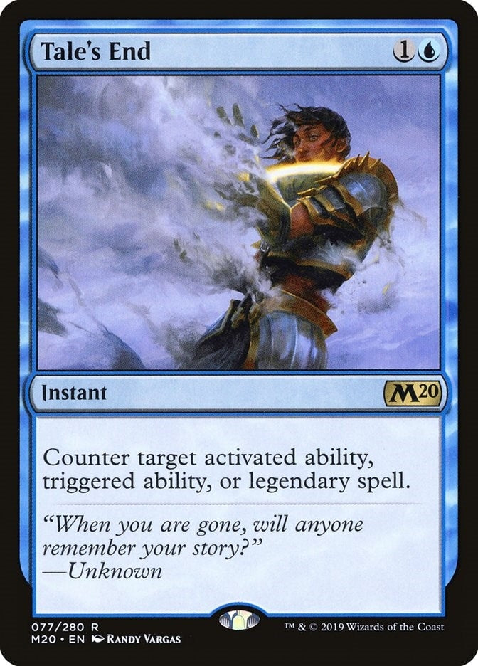Image for Tale's End (77) (Core Set 2020) - Magic: The Gathering