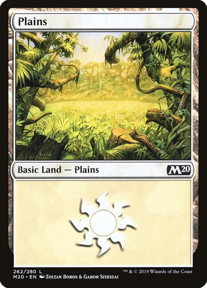 Image for Plains (262) (262) (Core Set 2020) - Magic: The Gathering