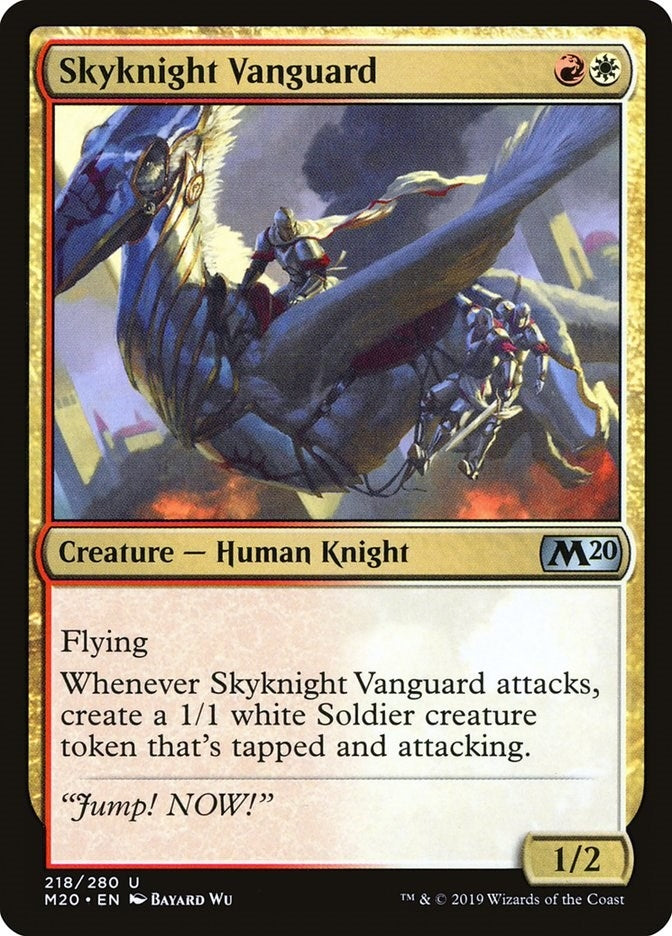 Image for Skyknight Vanguard (218) (Core Set 2020) - Magic: The Gathering