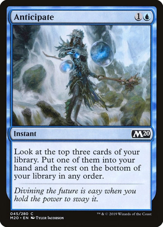 Image for Anticipate (45) (Core Set 2020) - Magic: The Gathering