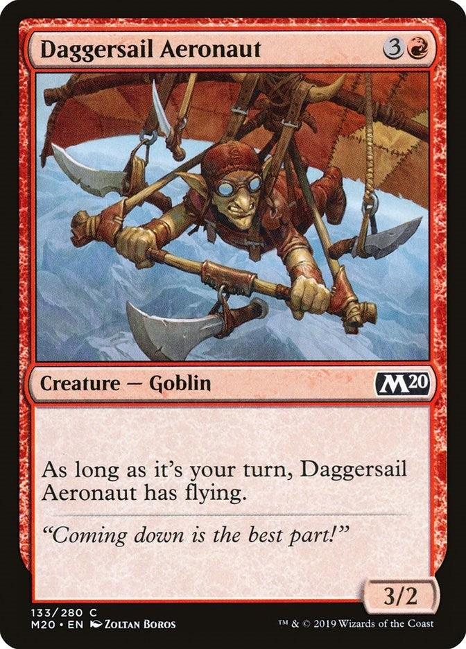 Image for Daggersail Aeronaut (133) (Core Set 2020) - Magic: The Gathering