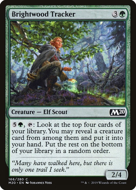 Image for Brightwood Tracker (166) (Core Set 2020) - Magic: The Gathering