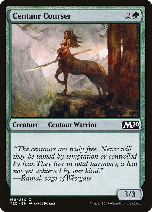 Image for Centaur Courser (168) (Core Set 2020) - Magic: The Gathering
