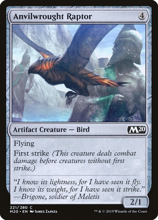 Image for Anvilwrought Raptor (221) (Core Set 2020) - Magic: The Gathering