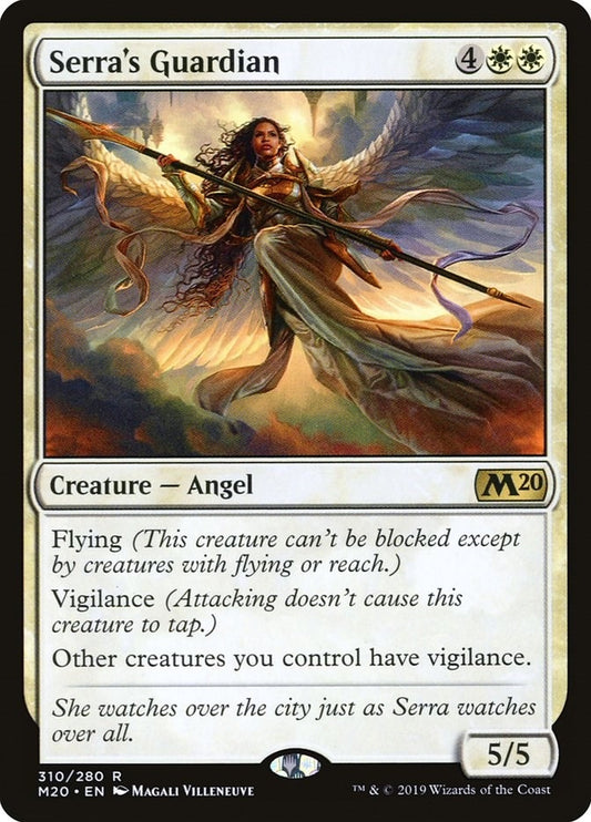 Image for Serra's Guardian (310) (Core Set 2020) - Magic: The Gathering