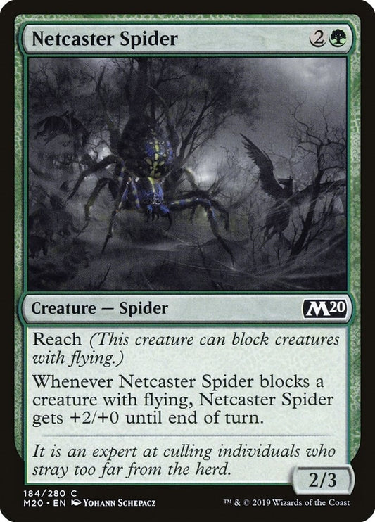 Image for Netcaster Spider (184) (Core Set 2020) - Magic: The Gathering
