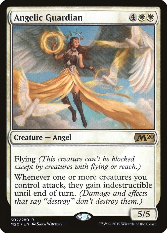 Image for Angelic Guardian (302) (Core Set 2020) - Magic: The Gathering