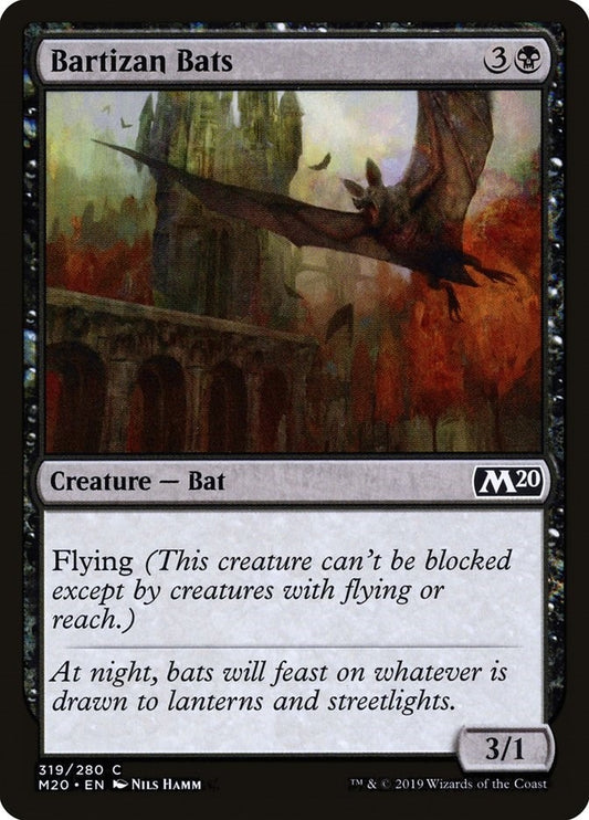 Image for Bartizan Bats (319) (Core Set 2020) - Magic: The Gathering