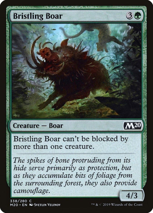 Image for Bristling Boar (338) (Core Set 2020) - Magic: The Gathering