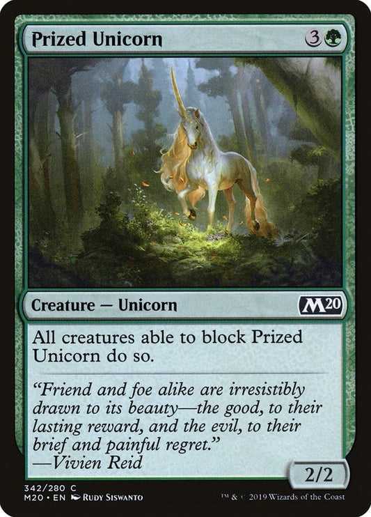 Image for Prized Unicorn (342) (Core Set 2020) - Magic: The Gathering