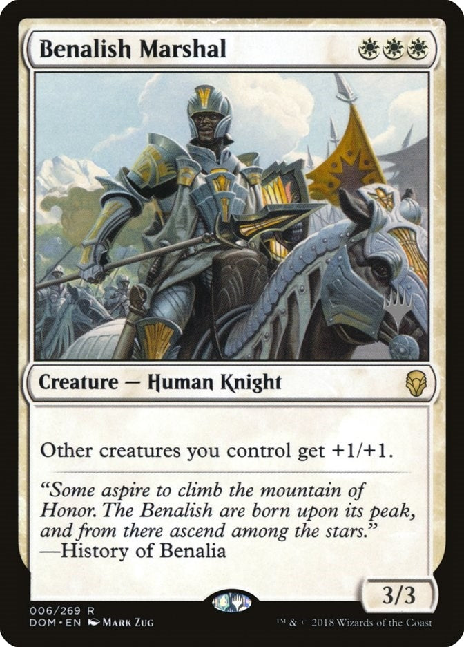 Image for Benalish Marshal (6) (Promo Pack: Core Set 2020) - Magic: The Gathering