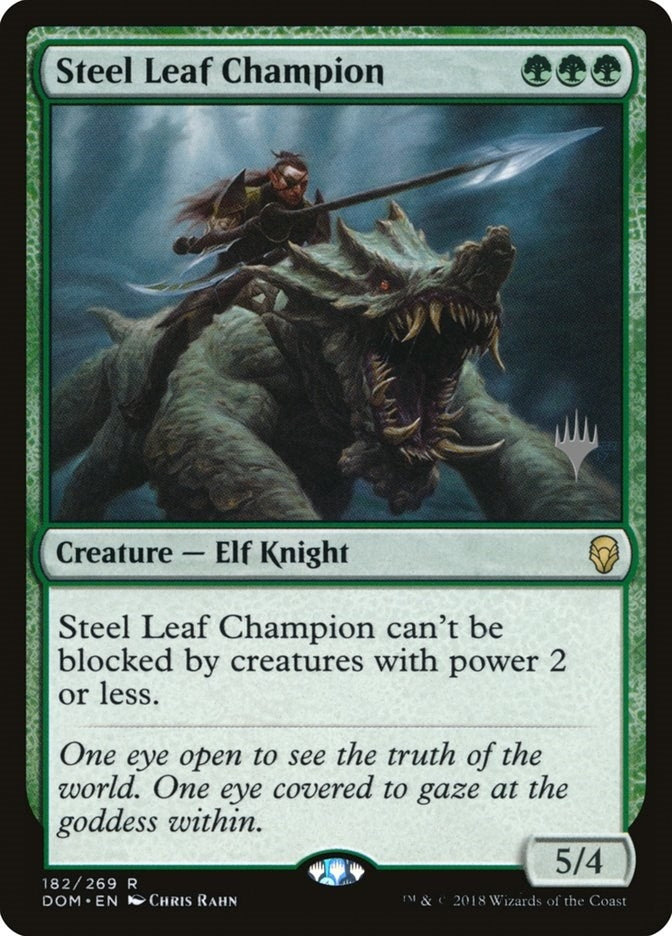 Image for Steel Leaf Champion (182) (Promo Pack: Core Set 2020) - Magic: The Gathering