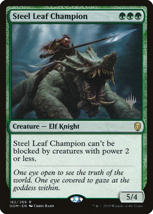 Image for Steel Leaf Champion (182) (Promo Pack: Core Set 2020) - Magic: The Gathering