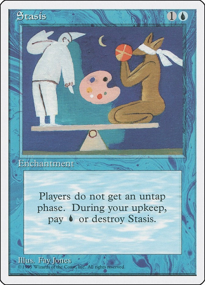 Image for Stasis (104) (Fourth Edition) - Magic: The Gathering