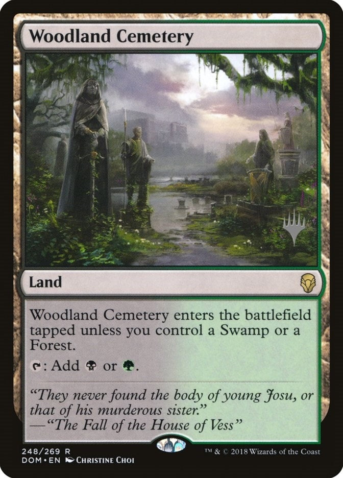 Image for Woodland Cemetery (248) (Promo Pack: Core Set 2020) - Magic: The Gathering