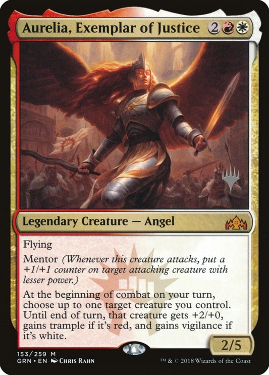 Image for Aurelia, Exemplar of Justice (153) (Promo Pack: Core Set 2020) - Magic: The Gathering