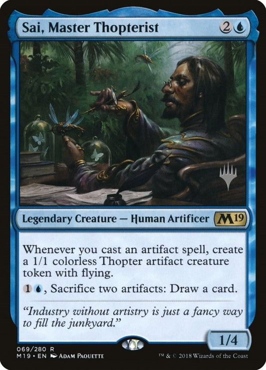 Image for Sai, Master Thopterist (69) (Promo Pack: Core Set 2020) - Magic: The Gathering