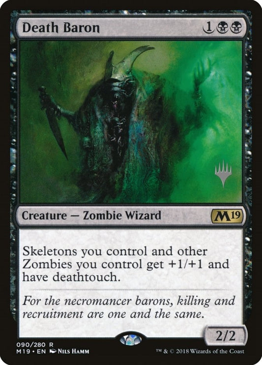 Image for Death Baron (90) (Promo Pack: Core Set 2020) - Magic: The Gathering