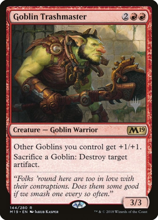 Image for Goblin Trashmaster (144) (Promo Pack: Core Set 2020) - Magic: The Gathering
