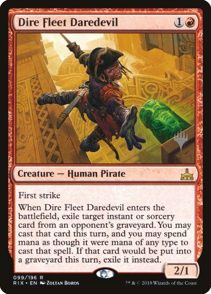 Image for Dire Fleet Daredevil (99) (Promo Pack: Core Set 2020) - Magic: The Gathering