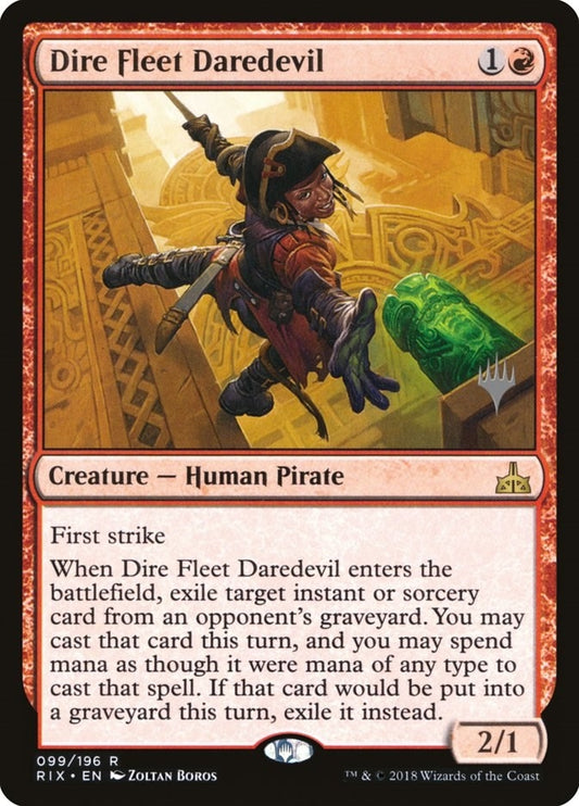 Image for Dire Fleet Daredevil (99) (Promo Pack: Core Set 2020) - Magic: The Gathering