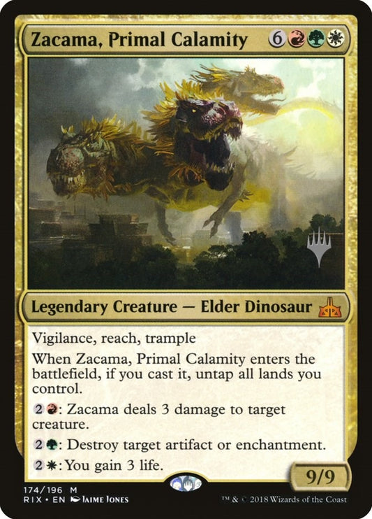 Image for Zacama, Primal Calamity (174) (Promo Pack: Core Set 2020) - Magic: The Gathering
