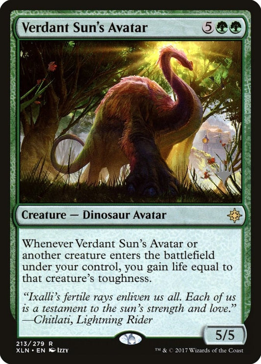 Image for Verdant Sun's Avatar (213) (Promo Pack: Core Set 2020) - Magic: The Gathering