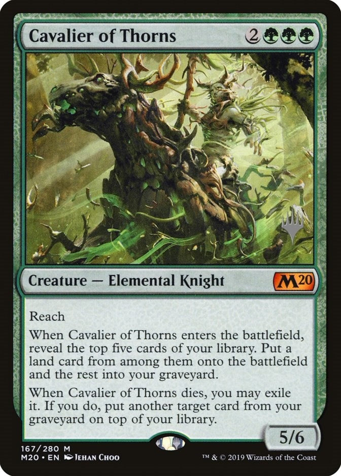 Image for Cavalier of Thorns (167) (Promo Pack: Core Set 2020) - Magic: The Gathering