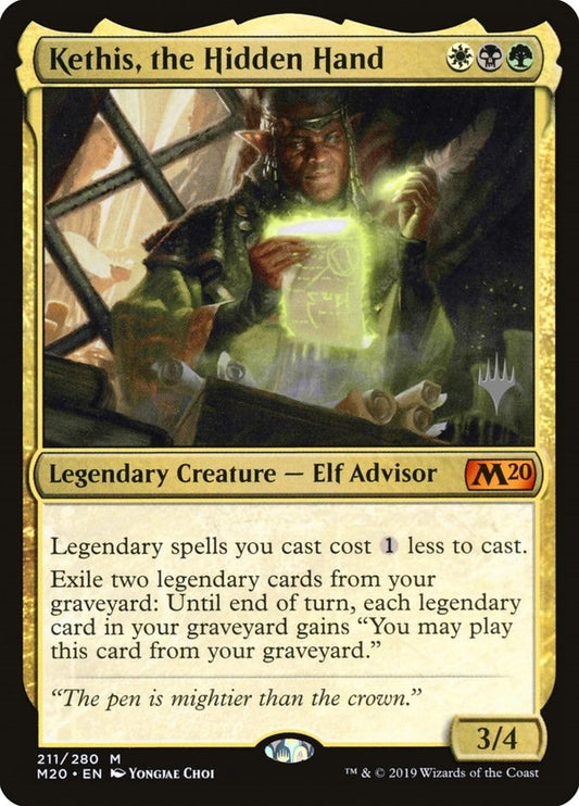 Image for Kethis, the Hidden Hand (211) (Promo Pack: Core Set 2020) - Magic: The Gathering