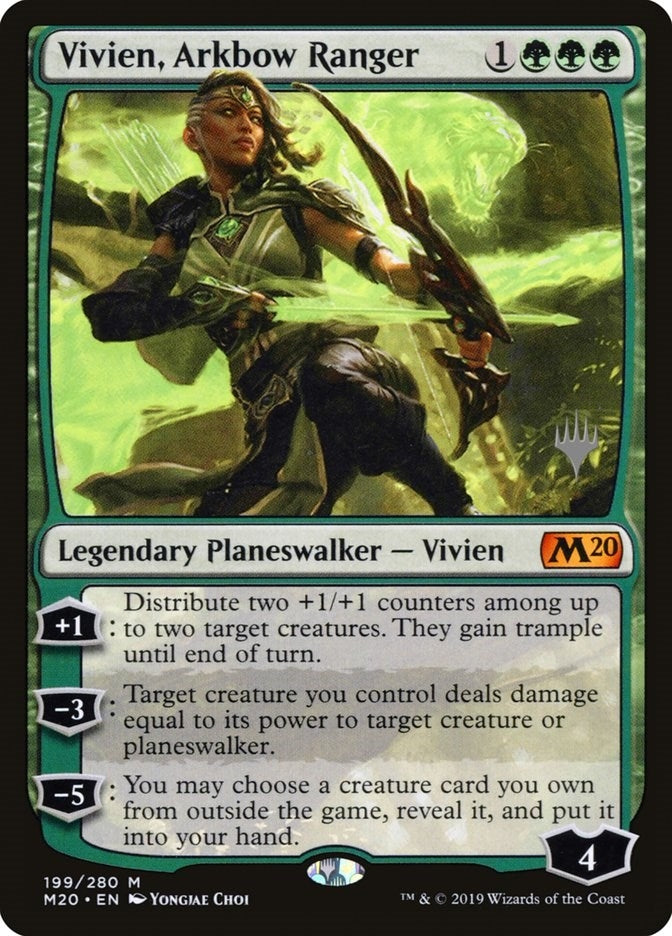 Image for Vivien, Arkbow Ranger (199) (Promo Pack: Core Set 2020) - Magic: The Gathering