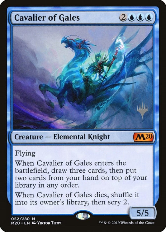 Image for Cavalier of Gales (52) (Promo Pack: Core Set 2020) - Magic: The Gathering