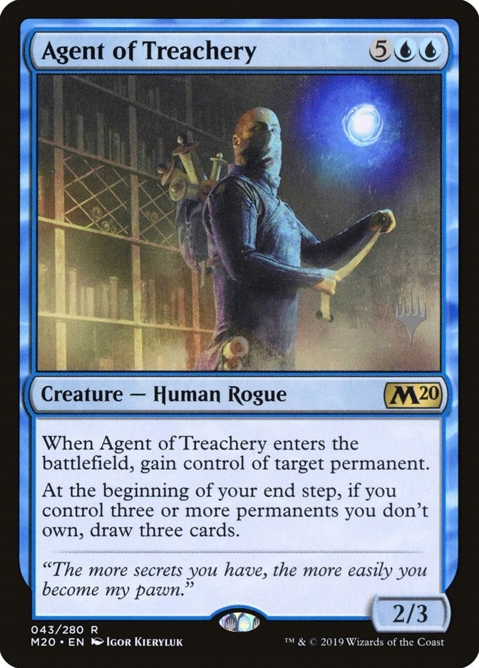 Image for Agent of Treachery (43) (Promo Pack: Core Set 2020) - Magic: The Gathering