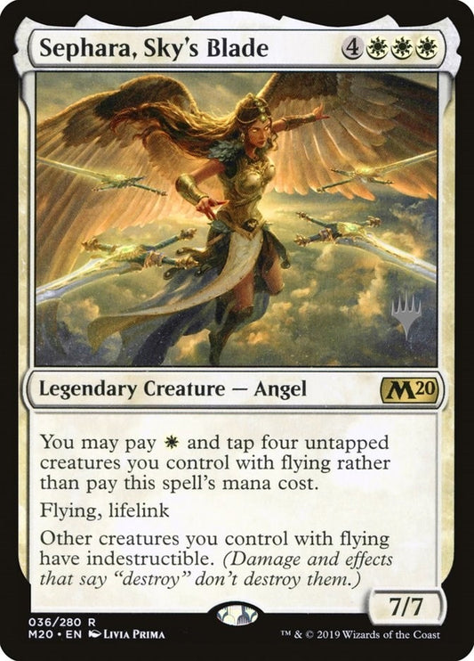 Image for Sephara, Sky's Blade (36) (Promo Pack: Core Set 2020) - Magic: The Gathering