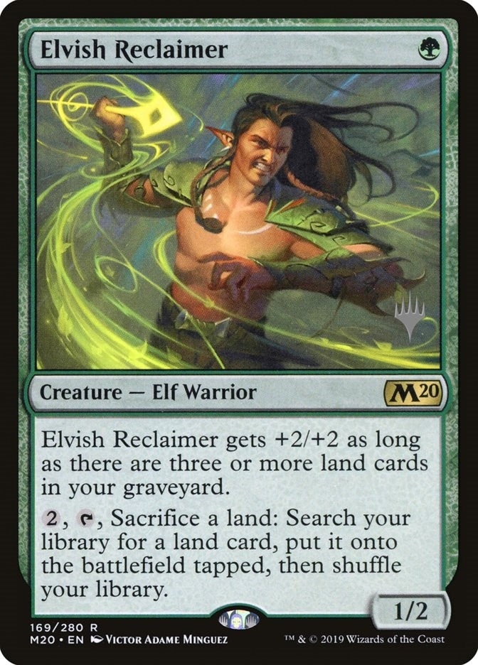 Image for Elvish Reclaimer (169) (Promo Pack: Core Set 2020) - Magic: The Gathering