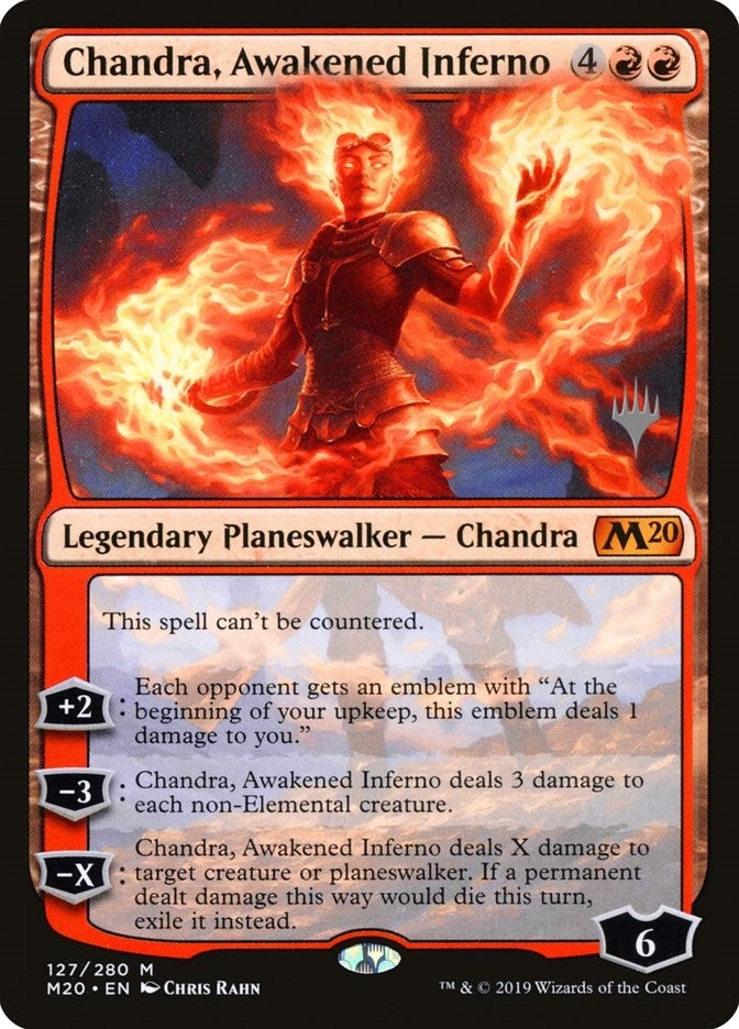 Image for Chandra, Awakened Inferno (127) (Promo Pack: Core Set 2020) - Magic: The Gathering