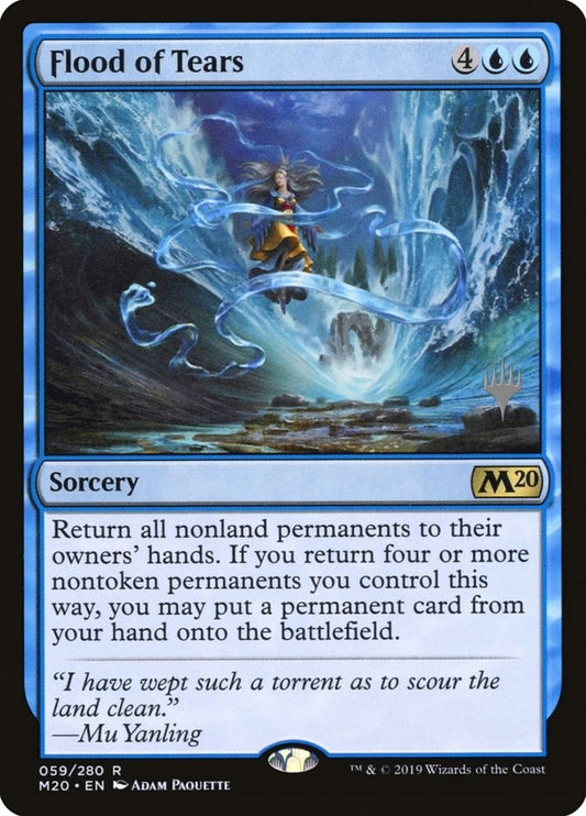 Image for Flood of Tears (59) (Promo Pack: Core Set 2020) - Magic: The Gathering