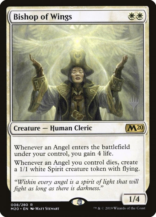 Image for Bishop of Wings (8) (Promo Pack: Core Set 2020) - Magic: The Gathering