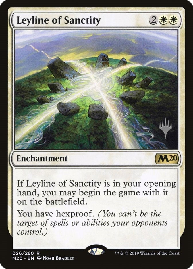Image for Leyline of Sanctity (26) (Promo Pack: Core Set 2020) - Magic: The Gathering