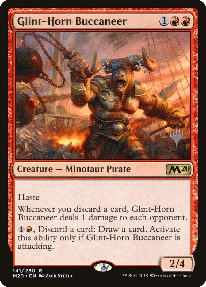 Image for Glint-Horn Buccaneer (141) (Promo Pack: Core Set 2020) - Magic: The Gathering