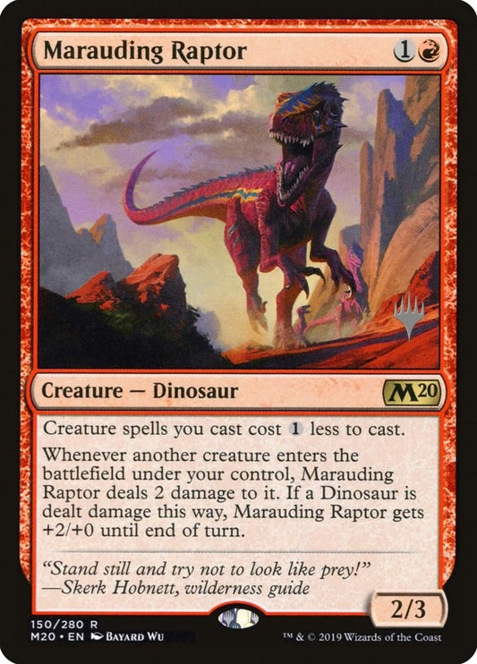 Image for Marauding Raptor (150) (Promo Pack: Core Set 2020) - Magic: The Gathering