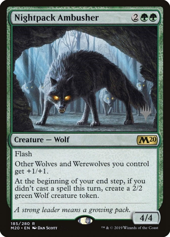 Image for Nightpack Ambusher (185) (Promo Pack: Core Set 2020) - Magic: The Gathering