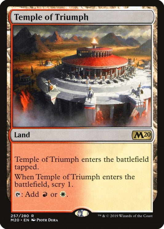 Image for Temple of Triumph (257) (Promo Pack: Core Set 2020) - Magic: The Gathering