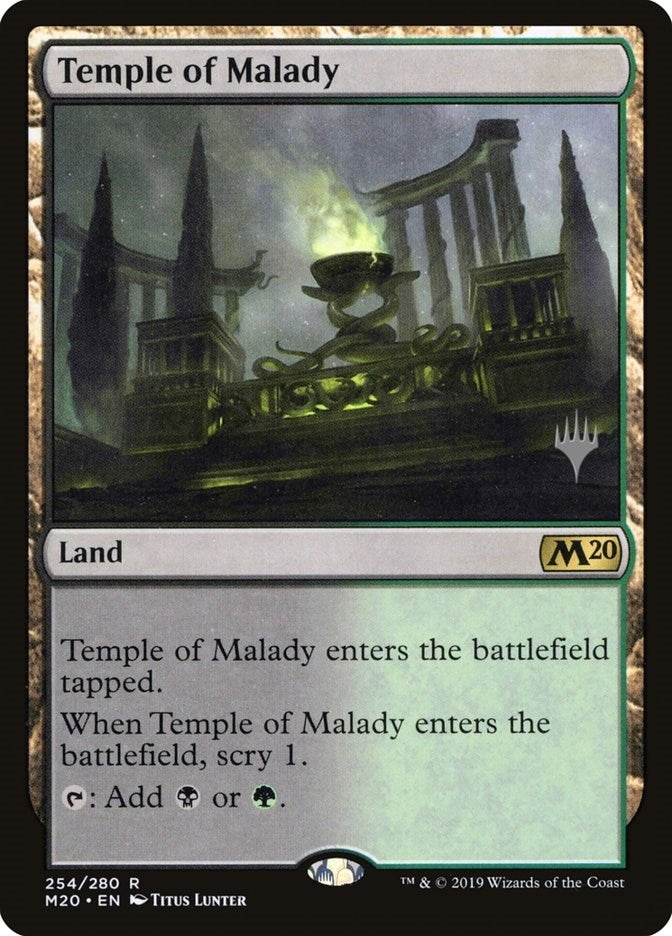 Image for Temple of Malady (254) (Promo Pack: Core Set 2020) - Magic: The Gathering