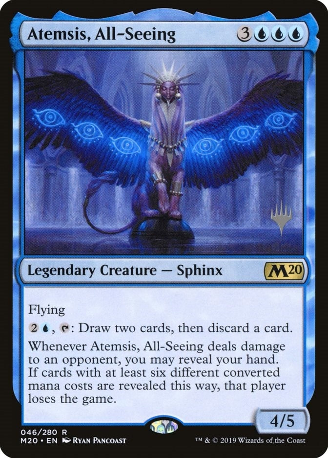 Image for Atemsis, All-Seeing (46) (Promo Pack: Core Set 2020) - Magic: The Gathering