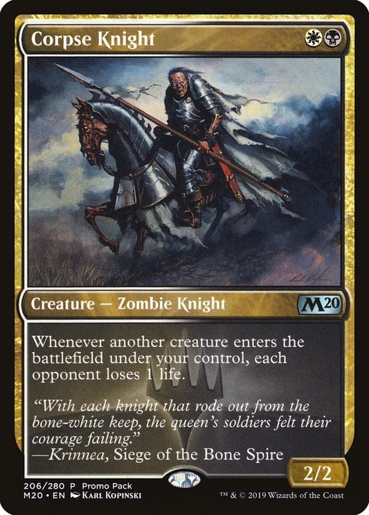 Image for Corpse Knight (206) (Promo Pack: Core Set 2020) - Magic: The Gathering