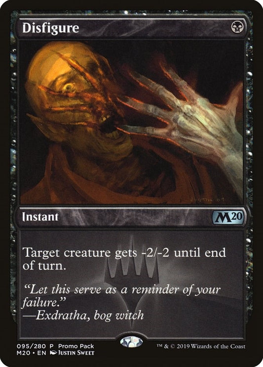 Image for Disfigure (95) (Promo Pack: Core Set 2020) - Magic: The Gathering