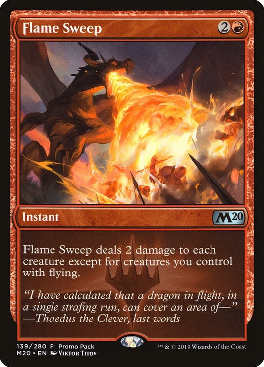 Image for Flame Sweep (139) (Promo Pack: Core Set 2020) - Magic: The Gathering